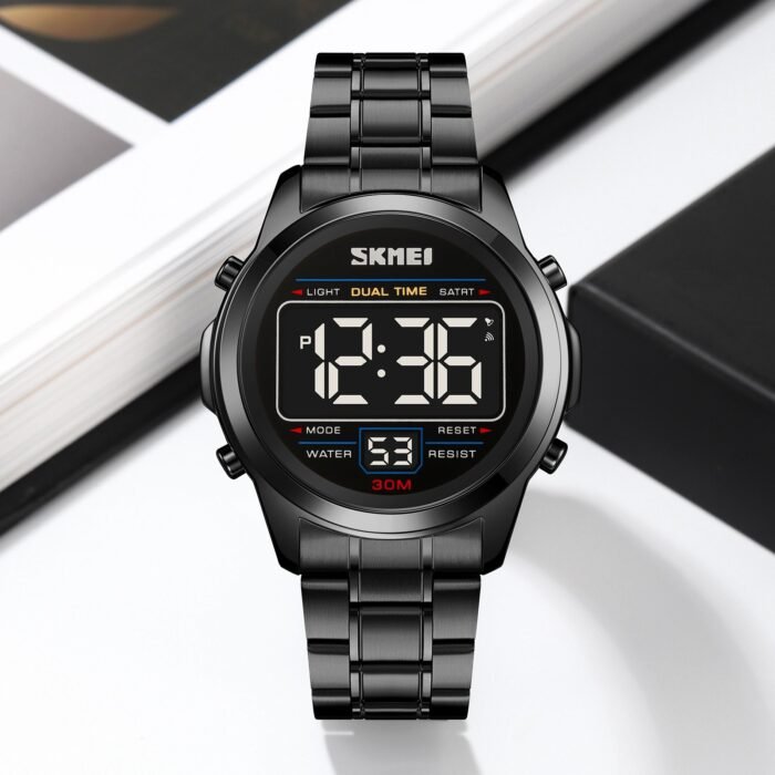 SKMEI - 2127 - High Quality Luxury Watch - Black/Black - Image 1