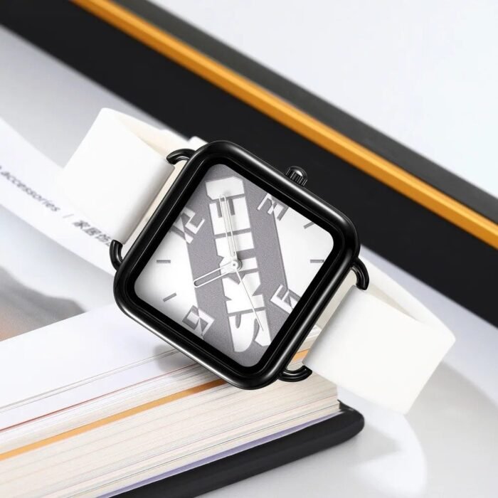 SKMEI - 2196 - Women Square Dial - White - Image 1