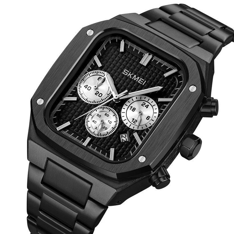 2201-3.jpeg SKMEI - 2201 - High Quality Luxury Watch - Black - Image 1