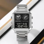 Skmei - 2204 - Luminous 4 Time Square - Silver/White - Image 3