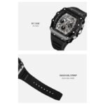SKMEI - 2305 - Chronograph High Quality Luxury Watch - Black/Black - Image 3