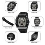 SKMEI - 2305 - Chronograph High Quality Luxury Watch - Black/Black - Image 6
