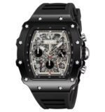 SKMEI - 2305 - Chronograph High Quality Luxury Watch - Black/Black - Image 2