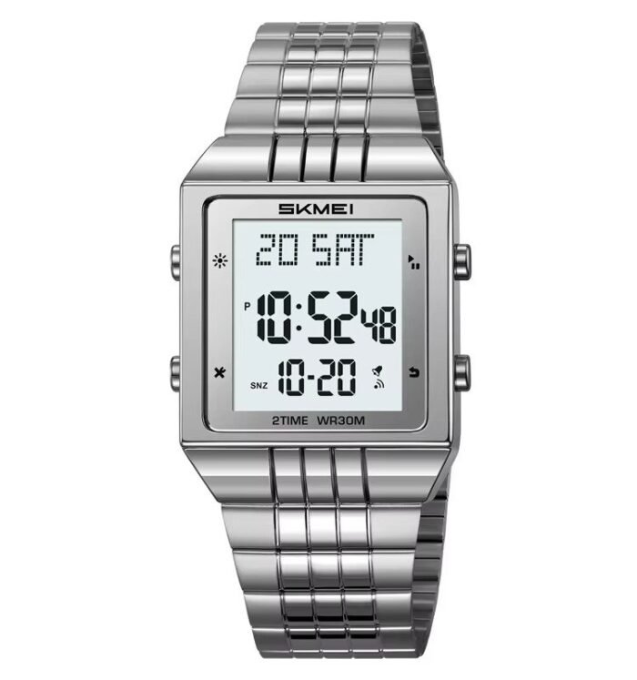SKMEI - 2335 - High Quality Luxury Watch - Silver - Image 1