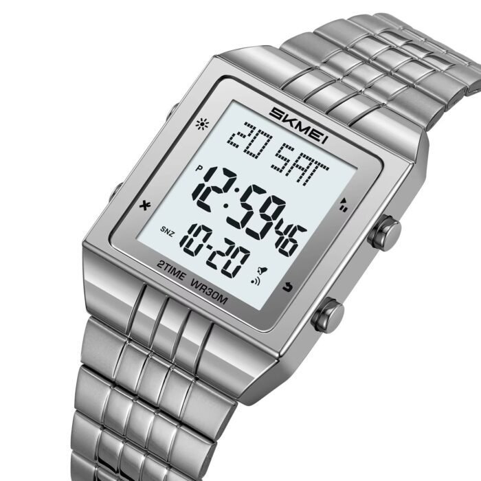 SKMEI - 2335 - High Quality Luxury Watch - Silver - Image 3