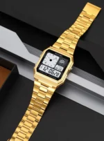 Skmei - 2353 - World Digital Electronic Watch - Gold - Image 2