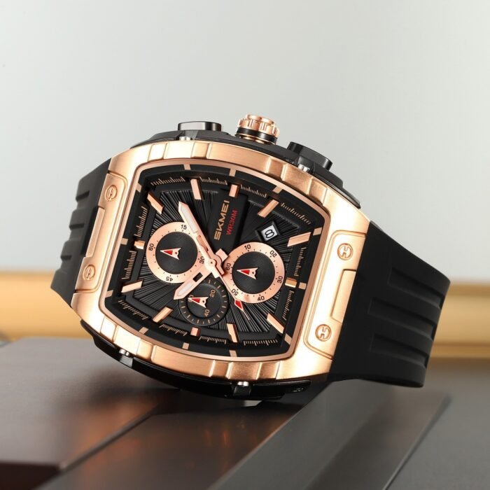 SKMEI - 2363 - High Quality Luxury Watch - Rosegold - Image 4