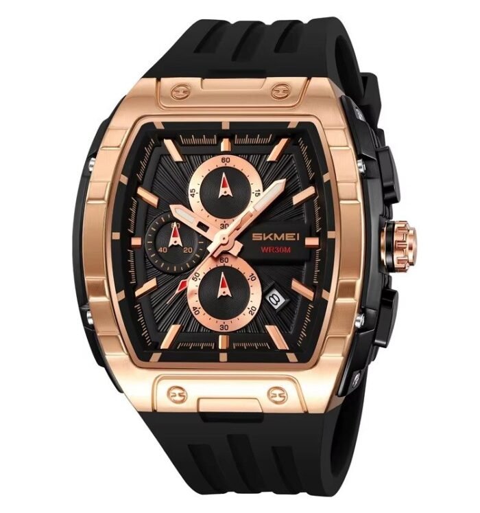 SKMEI - 2363 - High Quality Luxury Watch - Rosegold - Image 1