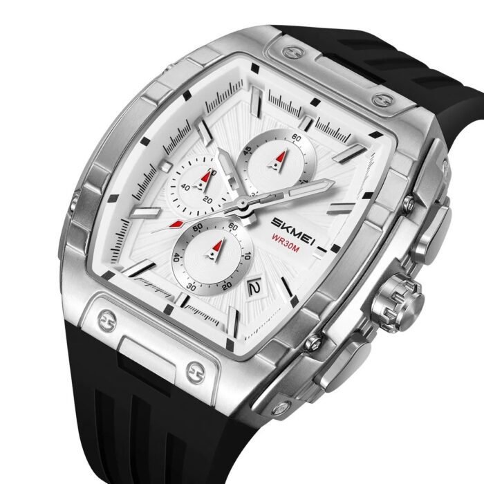SKMEI - 2363 - High Quality Luxury Watch - Silver - Image 5