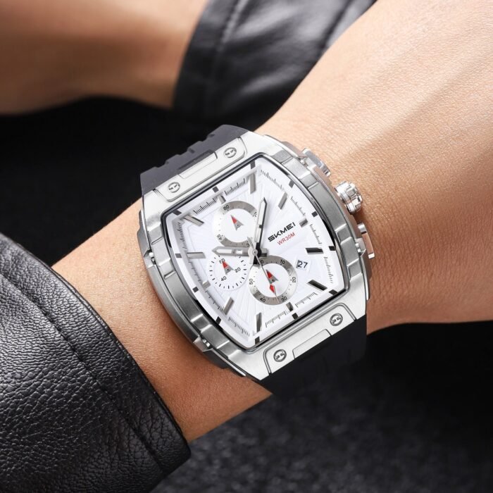 SKMEI - 2363 - High Quality Luxury Watch - Silver - Image 1