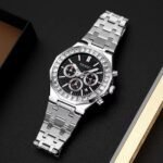 SKMEI - 2380 - High Quality Luxury Watch - Silver/Black - Image 3