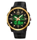 SKMEI - 2401 - High Quality Luxury Watch - Gold - Image 4