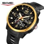 SKMEI - 2401 - High Quality Luxury Watch - Gold - Image 5