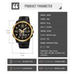 SKMEI - 2401 - High Quality Luxury Watch - Gold - Image 6