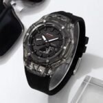 Skmei - 2411 Waterproof 50m & 50+ Timezone Watch - Black/Black