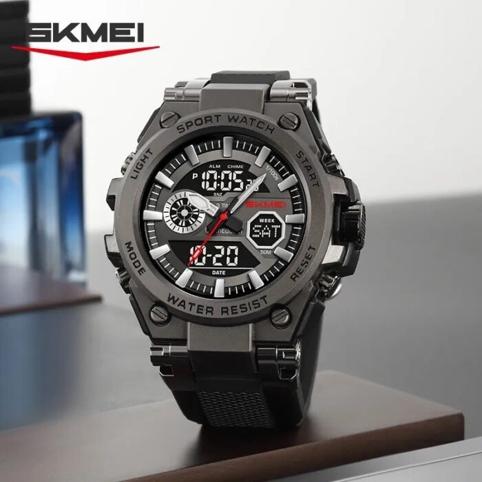 SKMEI - 2417 - High Quality Luxury Watch - Black/Black - Image 3