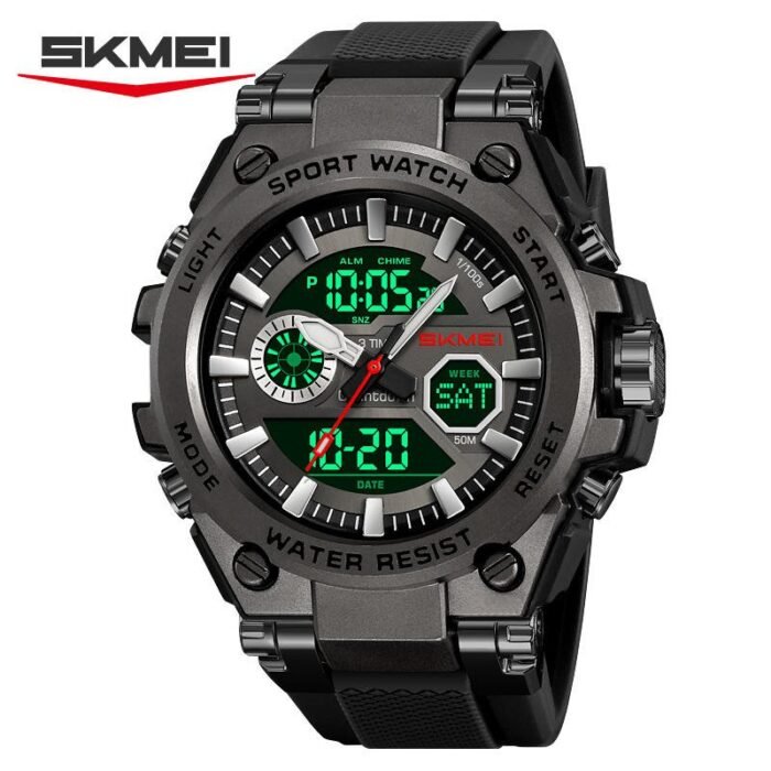 SKMEI - 2417 - High Quality Luxury Watch - Black/Black - Image 1