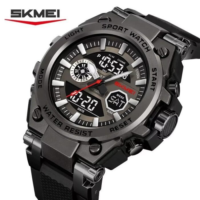 SKMEI - 2417 - High Quality Luxury Watch - Black/Black - Image 2