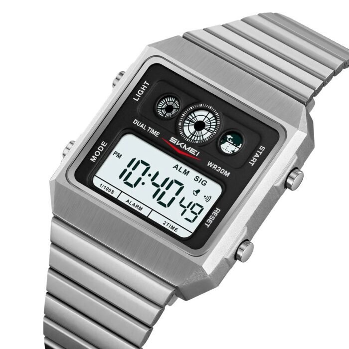 SKMEI - 2450 - High Quality Luxury Watch - Silver - Image 1