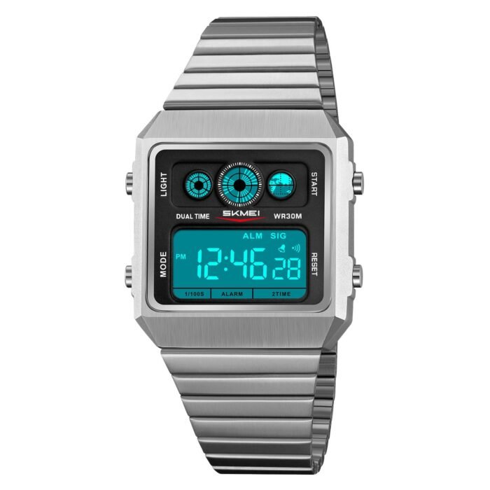 SKMEI - 2450 - High Quality Luxury Watch - Silver - Image 2