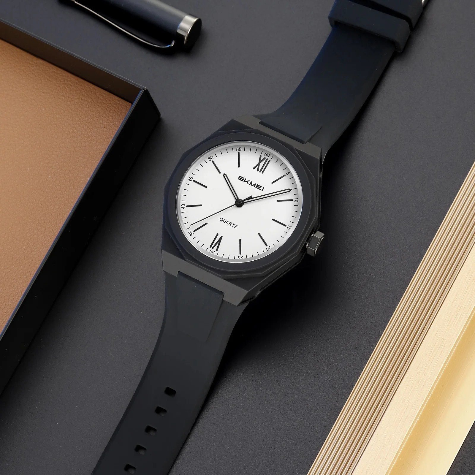 2470-11.jpeg SKMEI - 2470 - High Quality Luxury Watch - White-Line - Image 1