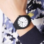 SKMEI - 2470 - High Quality Luxury Watch - White-Line - Image 2