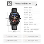 SKMEI - 9236 - Chronograph High Quality Watch - Black/Black - Image 3