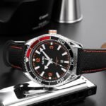 Skmei - 9291 - Fashion Business Genuine Strap Waterproof - Orange - Image 7