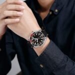 Skmei - 9291 - Fashion Business Genuine Strap Waterproof - Orange - Image 3