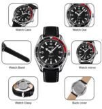 Skmei - 9291 - Fashion Business Genuine Strap Waterproof - Black - Image 4