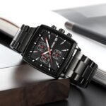 SKMEI - 9331 - Luxury Chronograph Wr30m Waterpoof Quartz - Black/Black - Image 4
