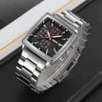 SKMEI - 9331 - Luxury Chronograph Wr30m Waterpoof Quartz - Silver/Black