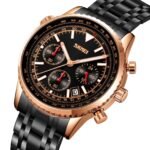 SKMEI - 9333 - High Quality Luxury Watch - Rosegold/Black