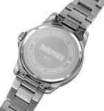 Skmei - 9337 - Digital Stainless Steel Watch - Silver/Black - Image 4