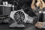 Skmei - 9337 - Digital Stainless Steel Watch - Silver/Black - Image 5