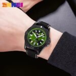 SKMEI - 9339 - High Quality Luxury Watch - Army/Green-Camouflage - Image 4