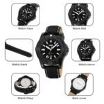 SKMEI - 9339 - High Quality Luxury Watch - Black - Image 5