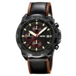 SKMEI - 9347 - Chronograph High Quality Luxury Watch - Black/Black - Image 2