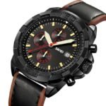 SKMEI - 9347 - Chronograph High Quality Luxury Watch - Black/Black