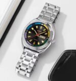 SKMEI - 9353 - Classic Stainless Steel Quartz Men Watch - Black - Image 3