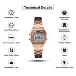 Skmei 1415 - Women Digital Stainless Steel Water Resistant - silver - Image 6