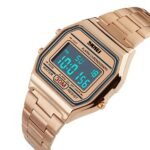Skmei 1415 - Women Digital Stainless Steel Water Resistant - silver - Image 4