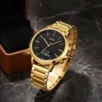 Skmei - 1652 (Chain) - Multifunctional Waterproof - Gold/Black-Steel - Image 2