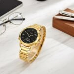 Skmei - 1652 (Chain) - Multifunctional Waterproof - Gold/Black-Steel - Image 6