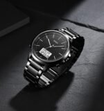 Skmei - 1652 (Chain) - Multifunctional Waterproof - Black/White-Steel - Image 5