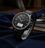 Skmei - 1652 (Chain) - Multifunctional Waterproof - Black/White-Steel - Image 6