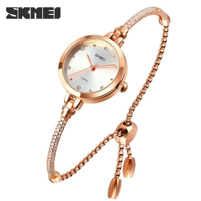 SKMEI - 1805 - Women Stainless Steel Quartz Waterproof Bracelet - silver - Image 1