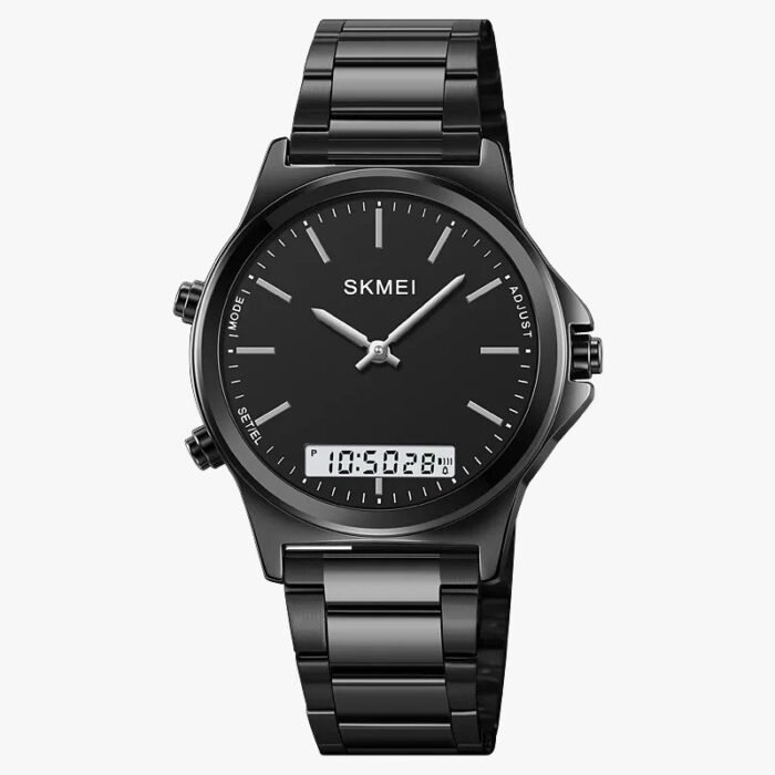 Skmei - 2120 - Electronic Luminous 30m Waterproof - Black/Black - Image 4