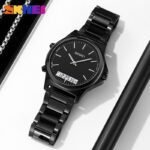 Skmei - 2120 - Electronic Luminous 30m Waterproof - Black/Black - Image 2