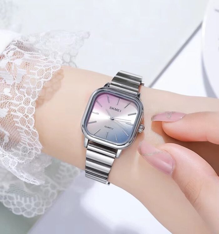 SKMEI - 2190 - Female Waterproof Luxury Stainless Steel - silver - Image 3